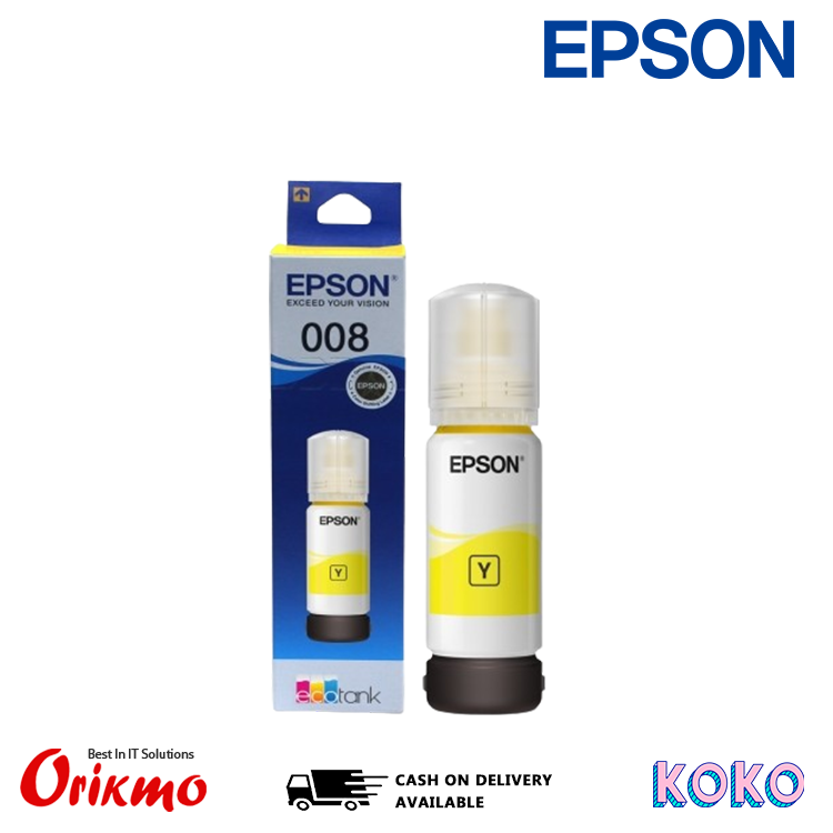 EPSON 008 YELLOW INK BOTTLE
