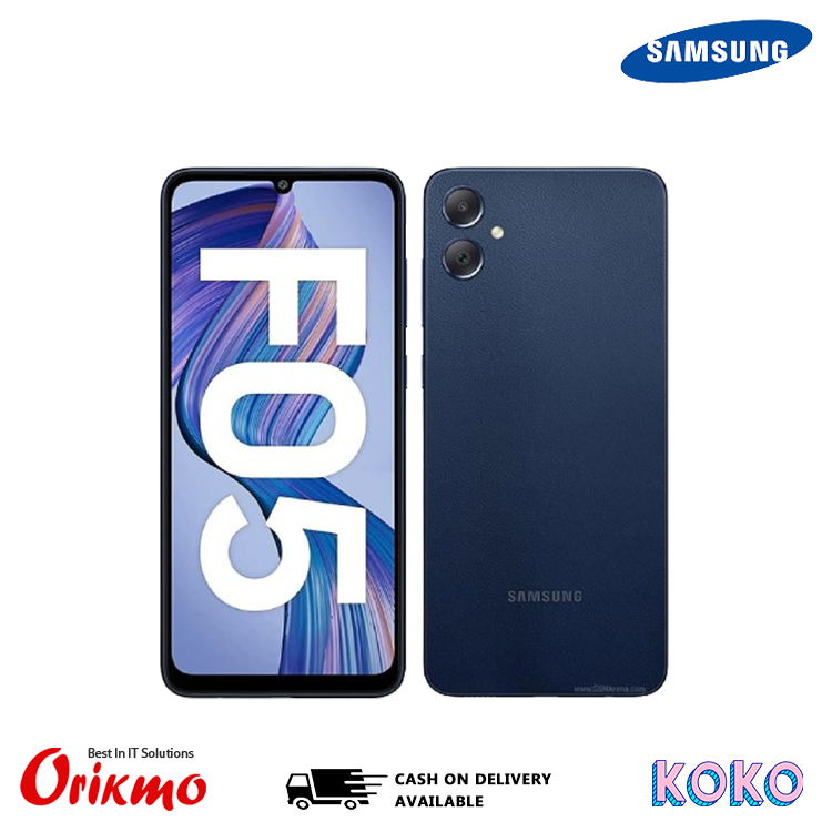 SAMSUNG GALAXY F05 SMART PHONE (4GB, 64GB, 8MP, 50MP, 5000mAH)