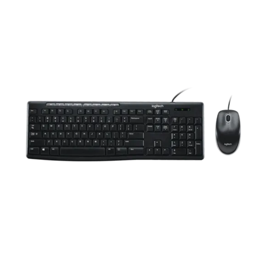 LOGITECH MK200 MEDIA CORDED KEYBOARD AND MOUSE COMBO