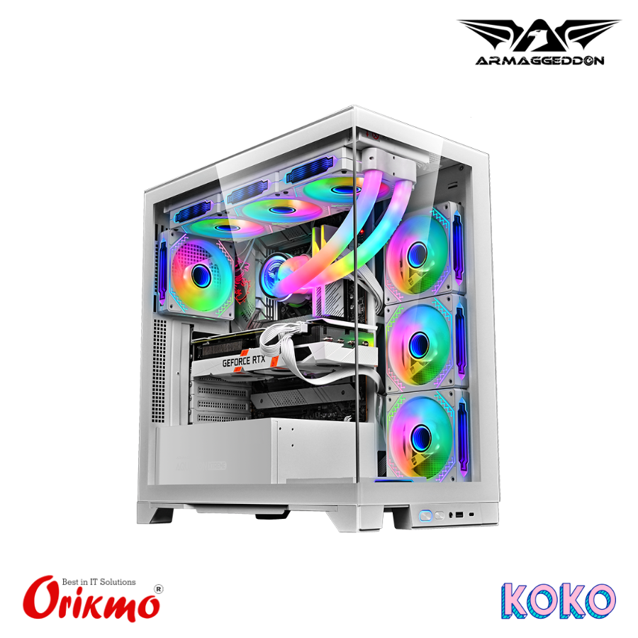 ARMAGGEDDON AQUARON XTREME GAMING CASING - WHITE