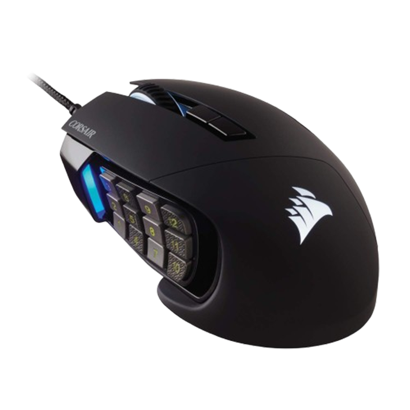 CORSAIR SCIMITAR RGB ELITE MOBA/MMO OPTICAL GAMING MOUSE CH-9304211-AP