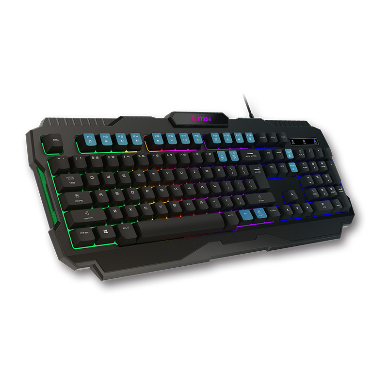 MSI FORGE GK100 RGB WIRED GAMING KEYBOARD S11-04US20J-HH9