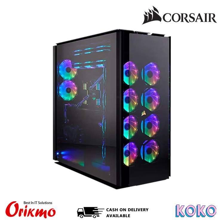 CORSAIR 1000D OBSIDIAN SERIES BLACK GAMING CASE  CC-9011148-WW
