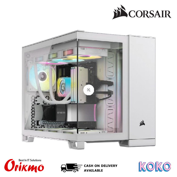 CORSAIR 2500X DUAL CHAMBER PC CASE WHITE CC-9011266-WW