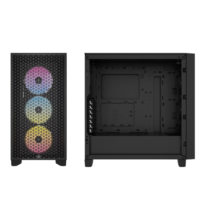 CORSAIR 3000D AIRFLOW RGB BLACK GAMING CASE CC-9011255-WW