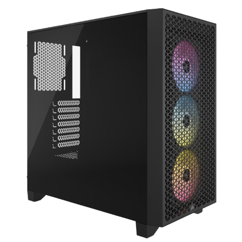 CORSAIR 3000D AIRFLOW RGB BLACK GAMING CASE CC-9011255-WW