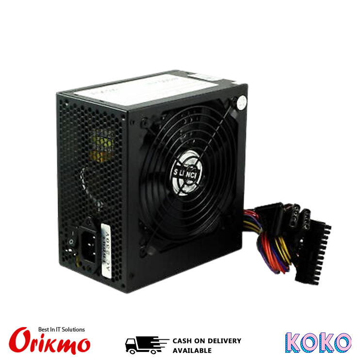 POWER UNIT 500W 24 PIN - BLACK