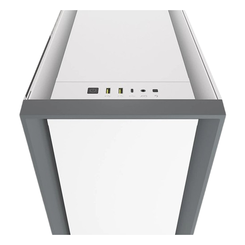 CORSAIR 5000D TEMPERED GLASS MID-TOWER ATX WHITE CASE CC-9011209-WW