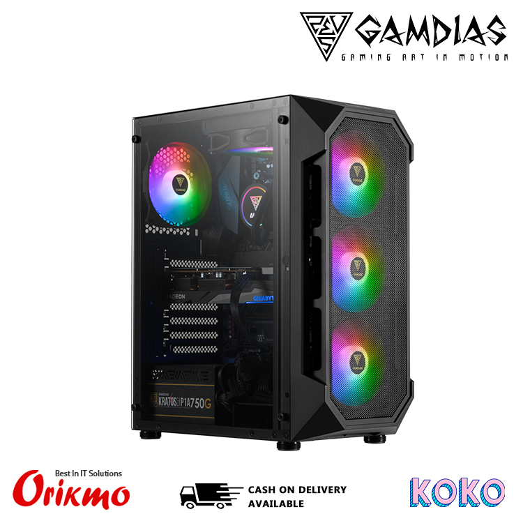 GAMDIAS AURA GC1 ELITE ARGB GAMING CASE