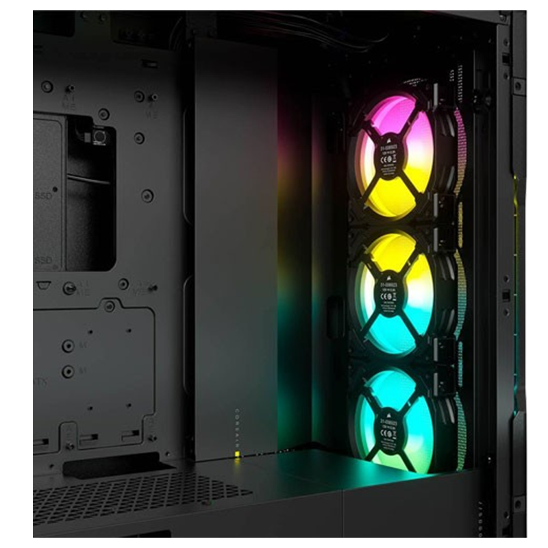 CORSAIR iCUE 5000T RGB ATX BLACK CASE CC-9011230-WW