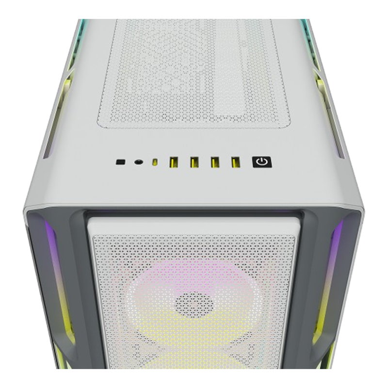 CORSAIR iCUE 5000T RGB ATX WHITE CASE CC-9011231-WW
