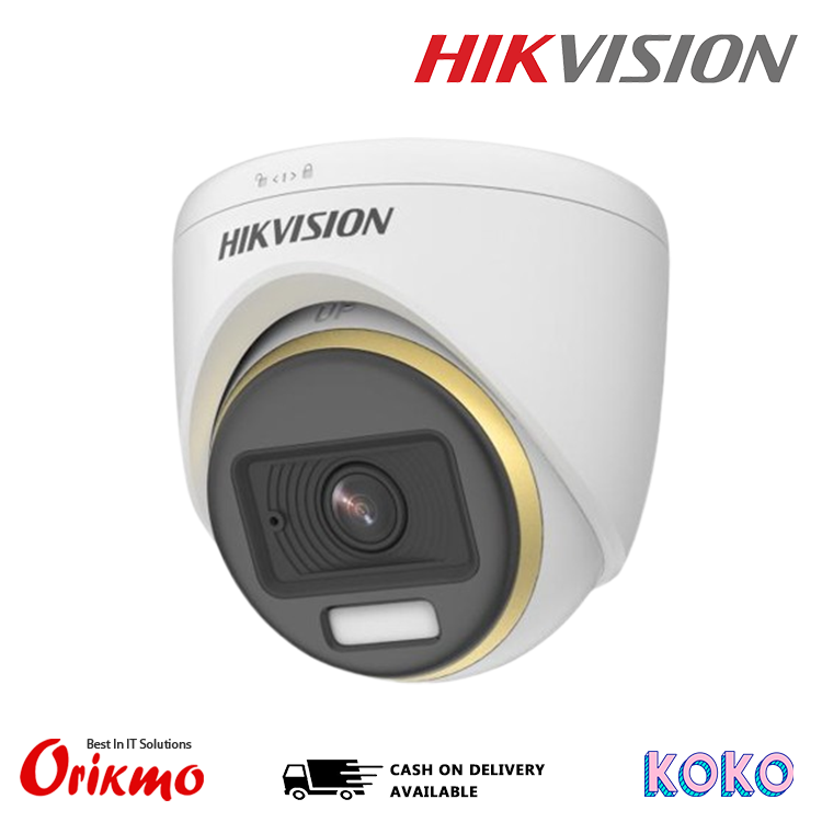 HIKVISION DS-2CE70DF3T-PFS 2MP COLOURVU AUDIO DOME CAMERA