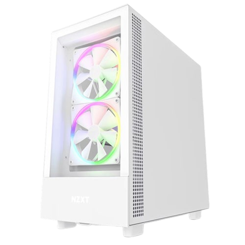 NZXT H5 ELITE WHITE ATX MID TOWER CASE CC-H51EW-01
