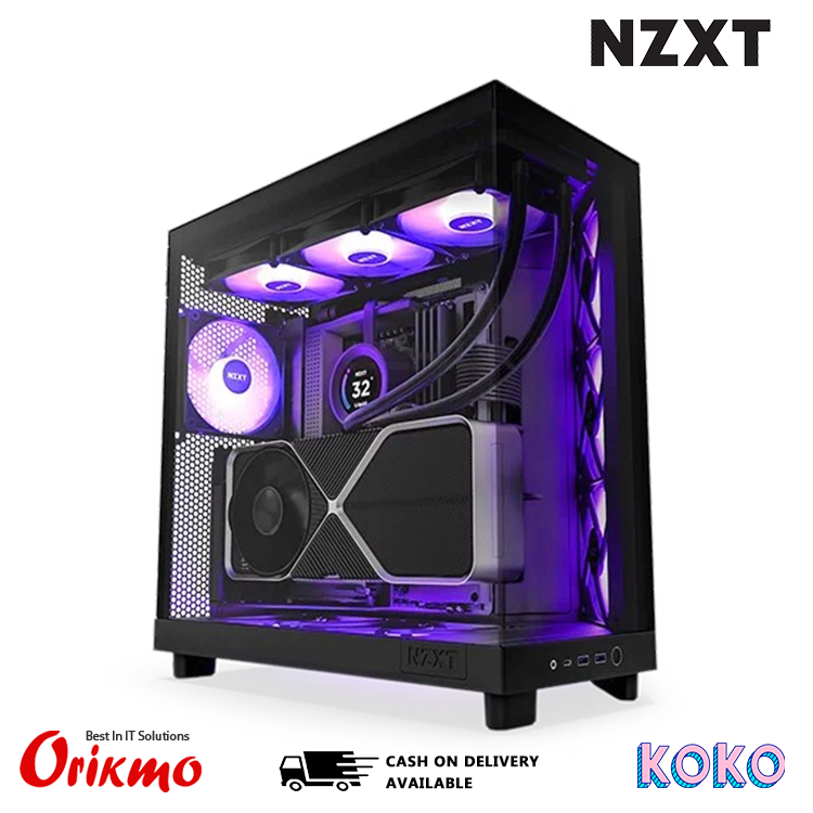 NZXT H6 FLOW RGB BLACK CASE CC-H61FB-R1