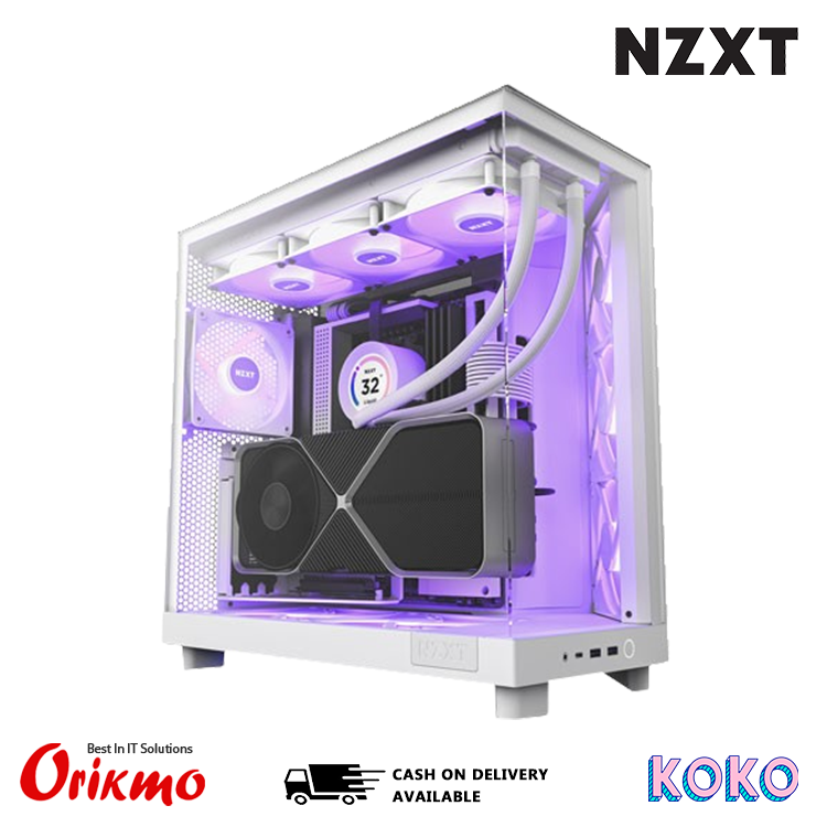 NZXT H6 FLOW WHITE GAMING CASE CC-H61FW-01