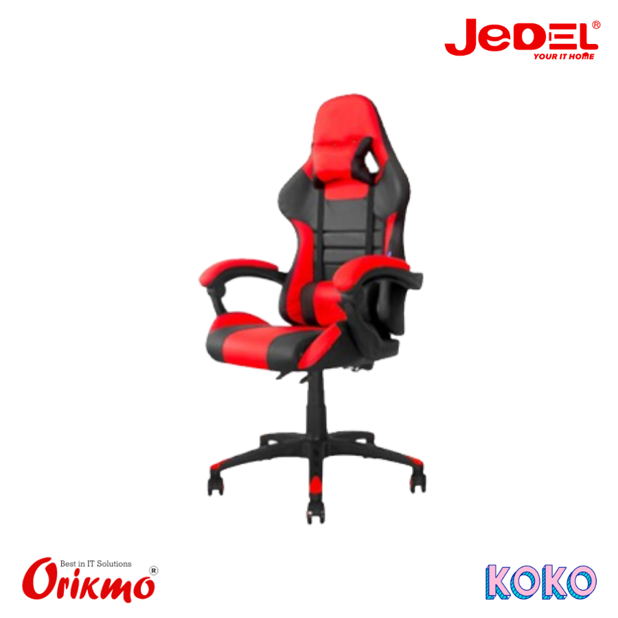 JEDEL F-041A-1 GAMING CHAIR - RED