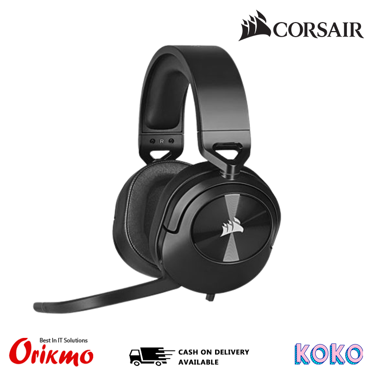 CORSAIR HS55 SURROUND V2 WIRED CARBON GAMING HEADSET CA-9011265-AP