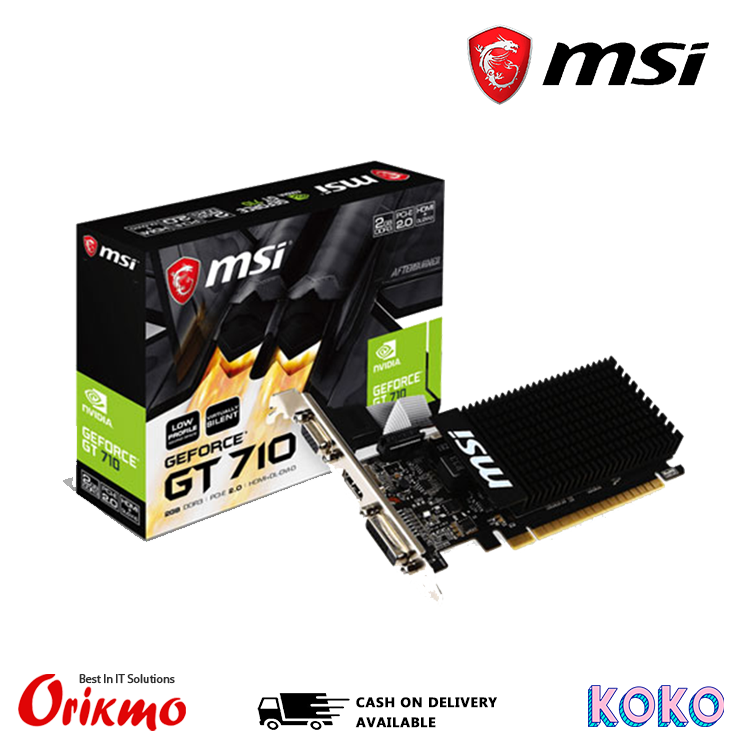 MSI GT 710 2GD3H LP GRAPHICS CARD 912-V809-4265
