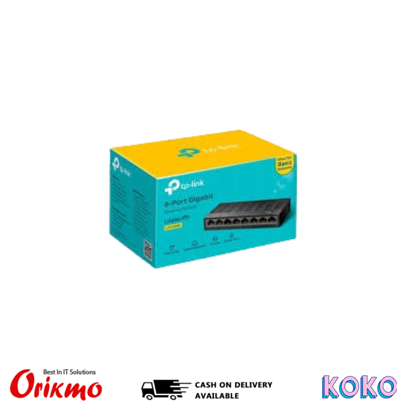 TP LINK LS1008G 8 PORT 10/100/1000MBPS SWITCH