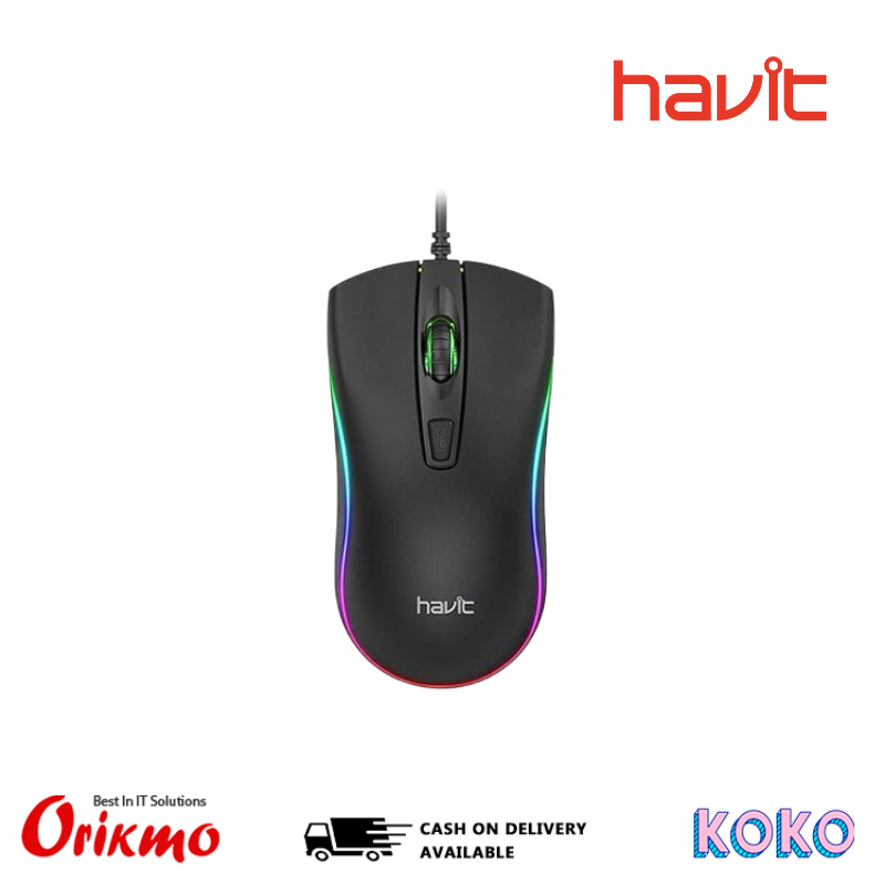 HAVIT MS72 OPTICAL MOUSE (RGB)