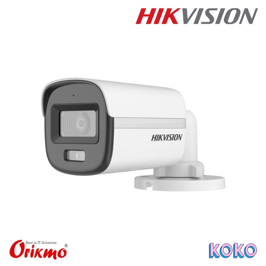 HIKVISION DS-2CE10KF0T-LPFS 3.6MM 3K COLORVU SMART HYBRID LIGHT  FIXED BULLET CAMERA