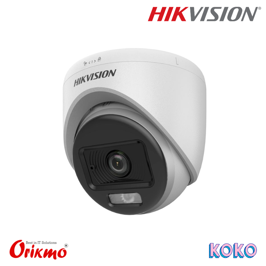 HIKVISION DS-2CE70KF0T-LPFS 3.6MM 3K COLORVU SMART HYBRID LIGHT INDOOR FIXED TURRET CAMERA