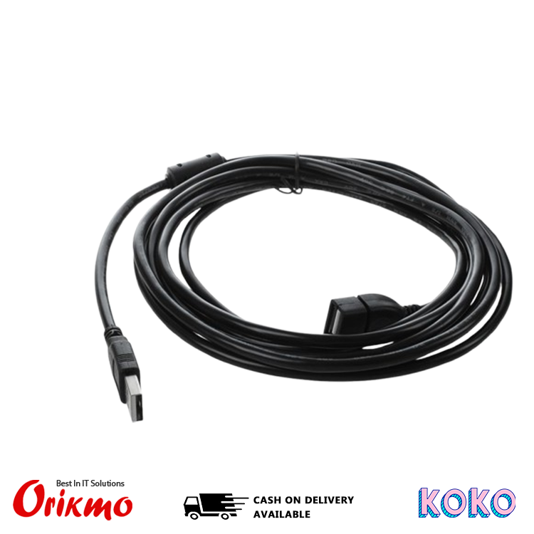 USB EXTENSON CABLE 5M
