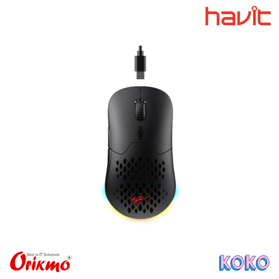 HAVIT MS963WB RGB TRI-MODE GAMING MOUSE