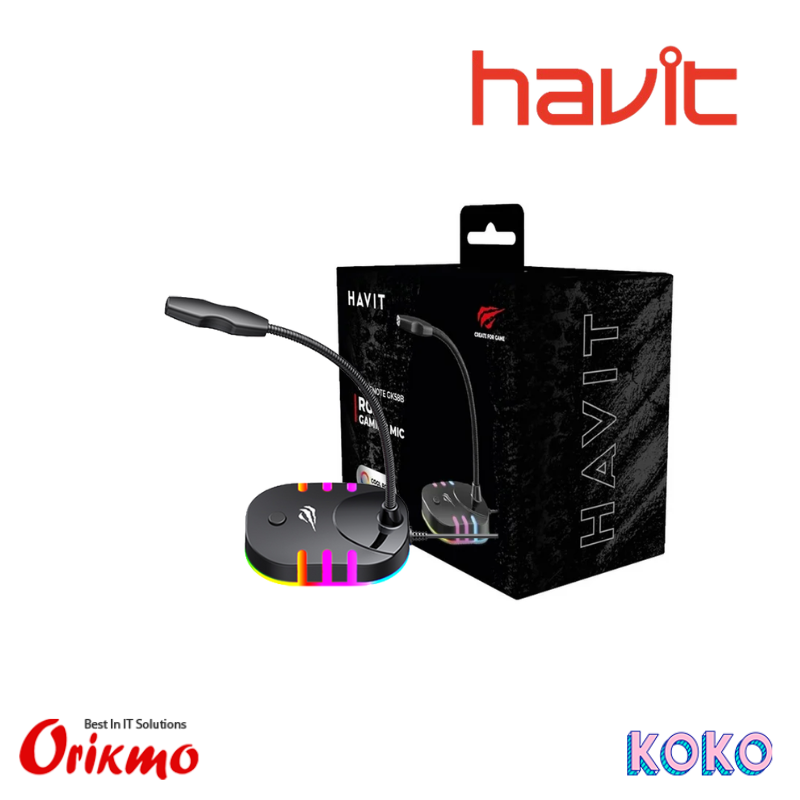 HAVIT GK58B RGB GAMING MIC