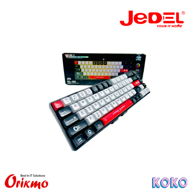 JEDEL KL-68 GAMING MECHANICAL BACKLIGHTING KEYBOARD