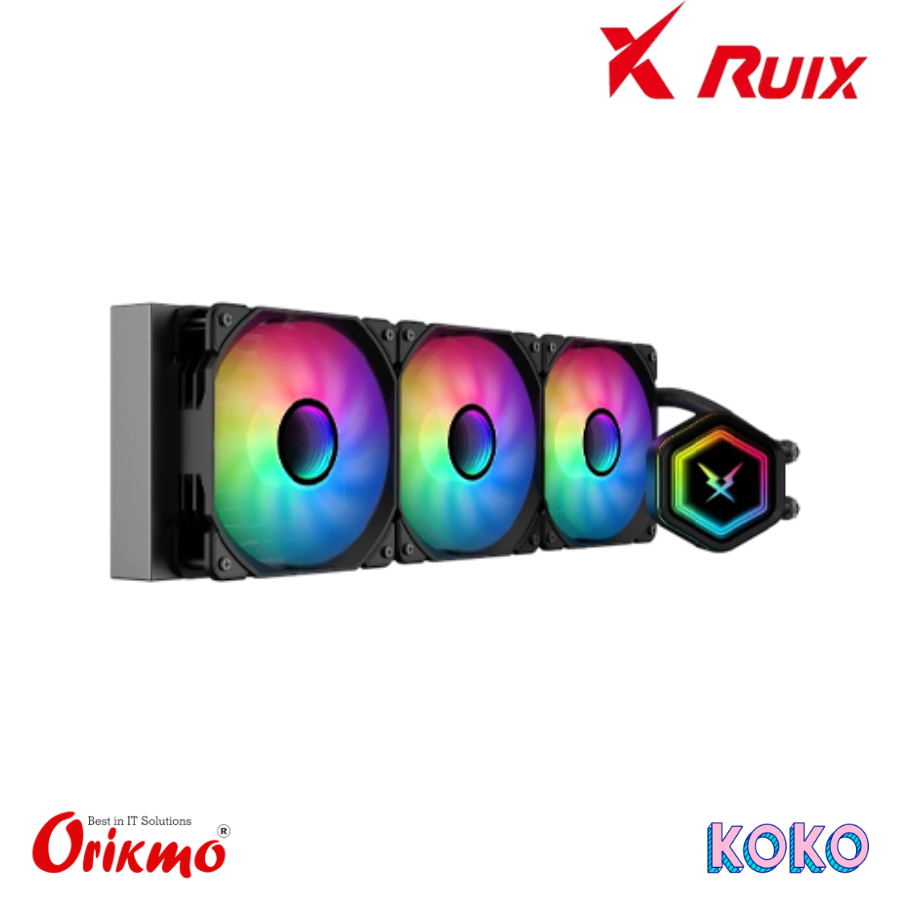 RUIX NC 360 ARGB LIQUID COOLER 360MM - BLACK