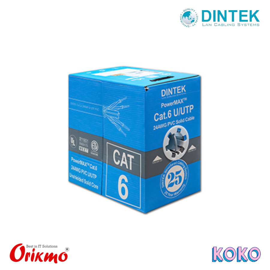 DINTEK CAT 6 24AWG UTP CABLE