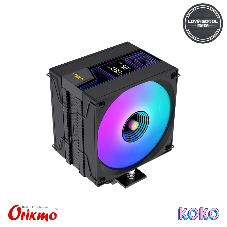LOVINGCOOL UK6000 PRO 120MM DUAL COOLING FAN CPU AIR COOLER