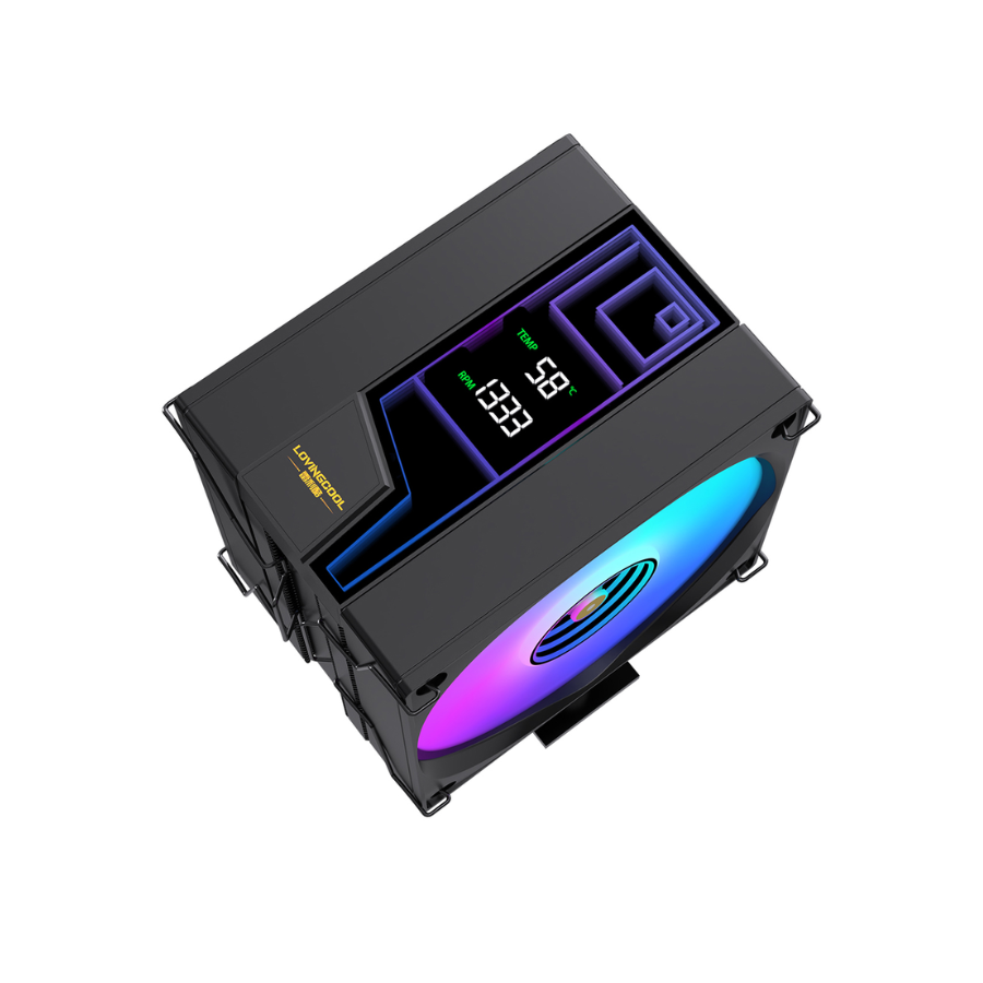LOVINGCOOL UK6000 PRO 120MM DUAL COOLING FAN CPU AIR COOLER