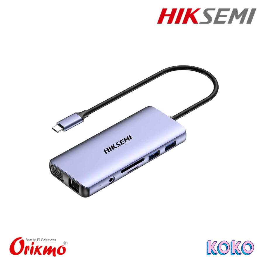 HIKSEMI HUB-DS11 11 IN 1 USB-C MULTIFUNCTION ADAPTER