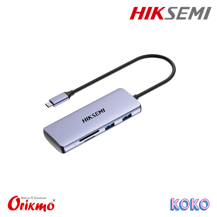 HIKSEMI HUB-DS8 8 IN 1 USB-C MULTIFUNCTION ADAPTER