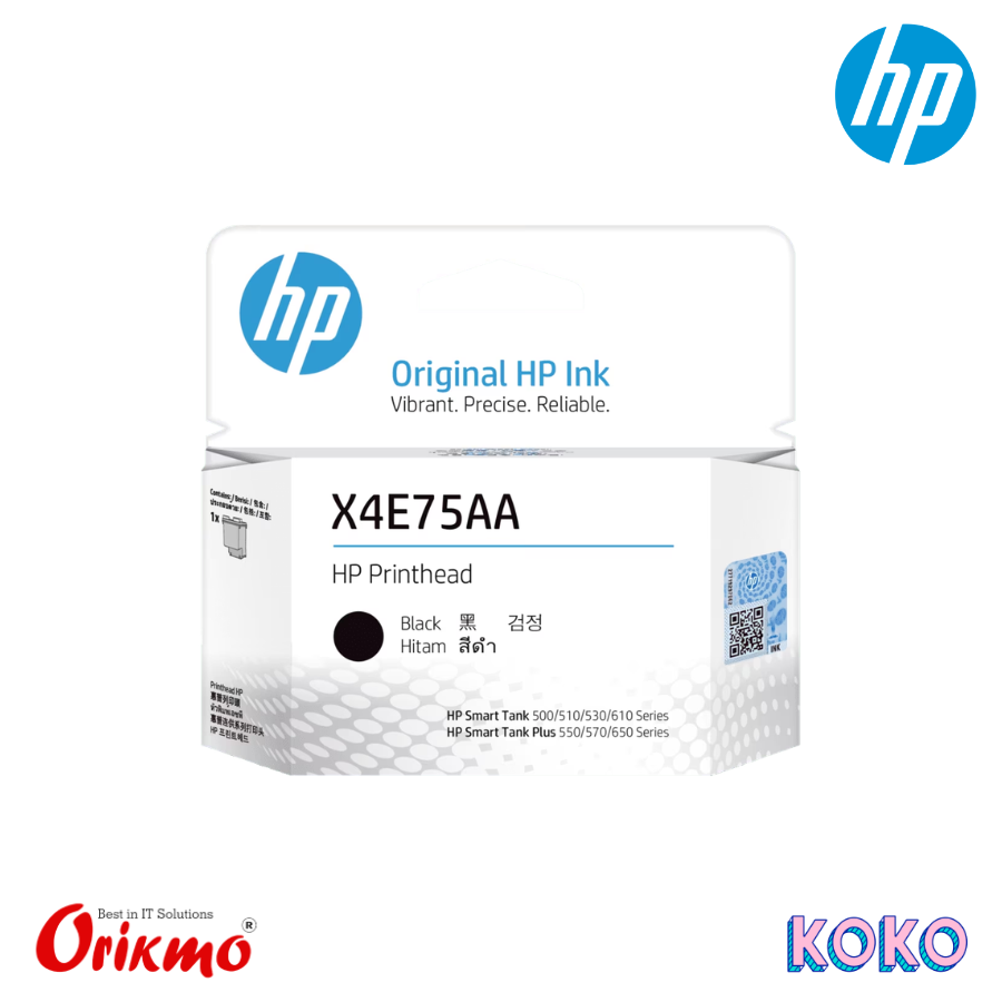 HP X4E75AA 515/500 BLACK PRINTER HEAD CARTRIDGE