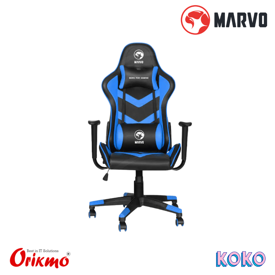 MARVO CH-106 BU ADVANCED GAMING CHAIR - BLUE