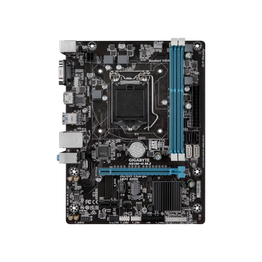 GIGABYTE H81M-H M.2 MOTHERBOARD