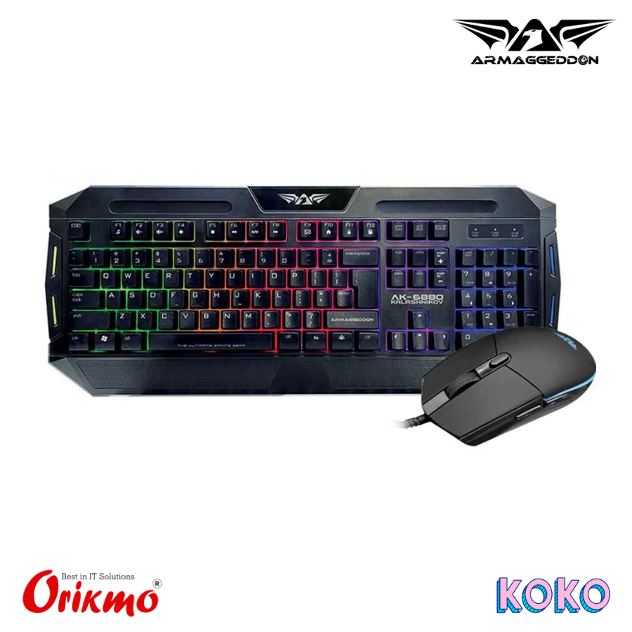 ARMAGGEDDON KALASHNIKOV AK-6880 COMBO GAMING KEYBOARD