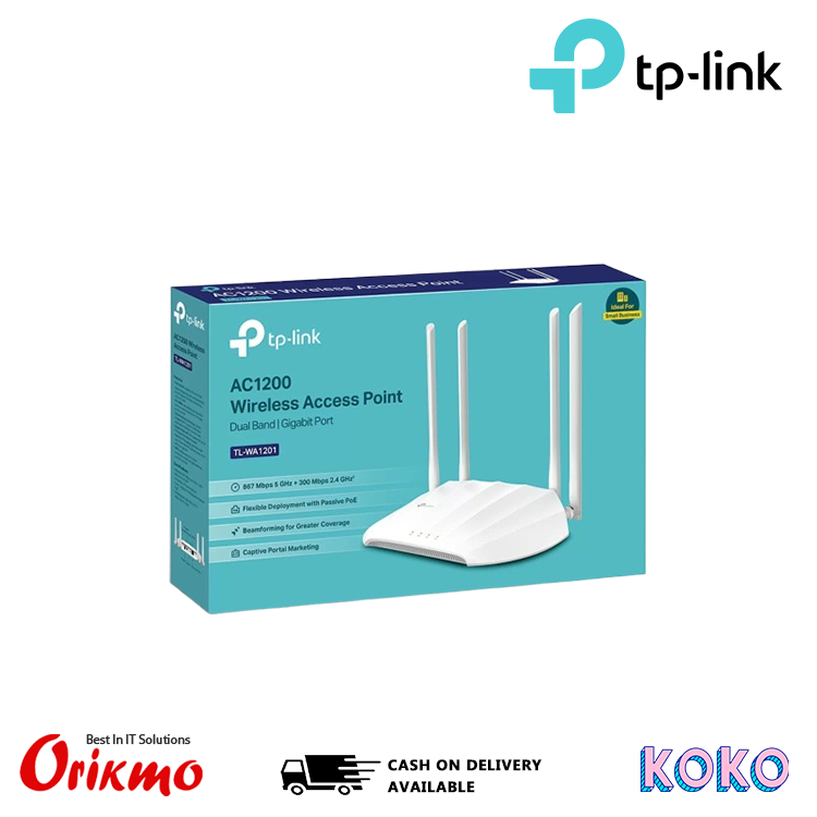 TP-LINK TL-WA1201 AC1200 WIRELRSS ACCESS POINT