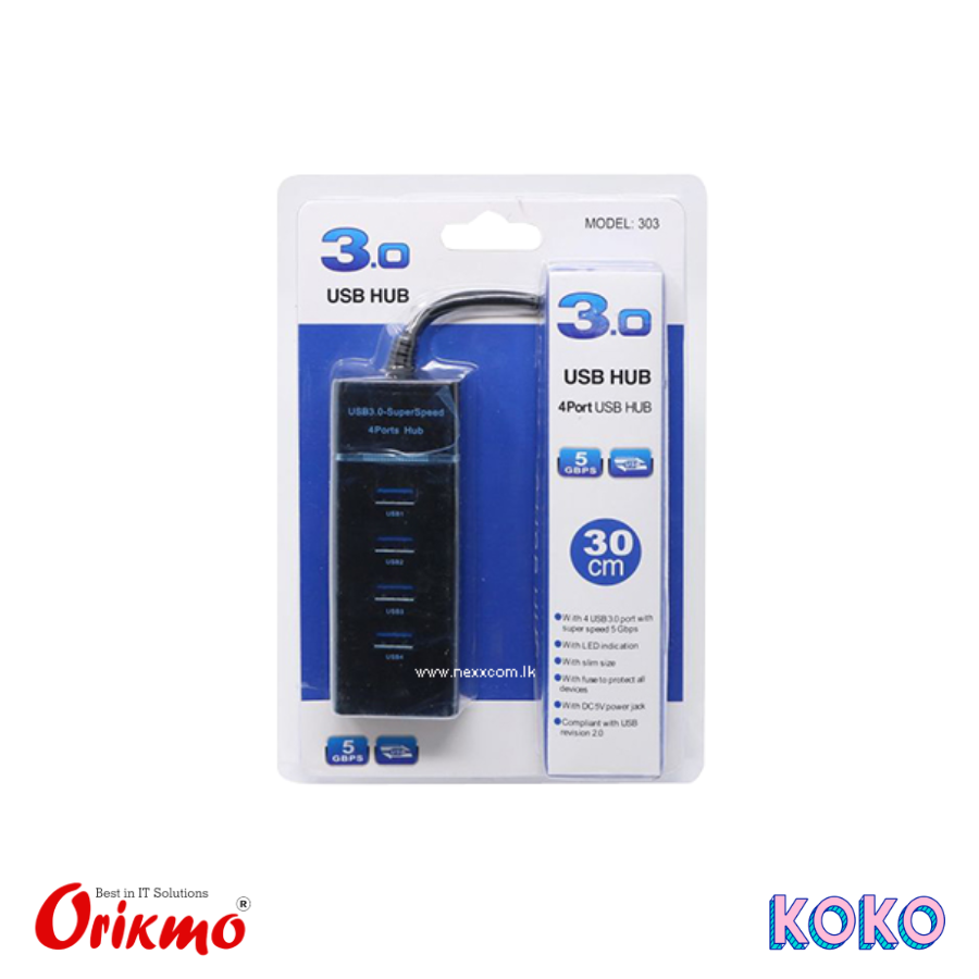 USB HUB 3.0 4 PORT