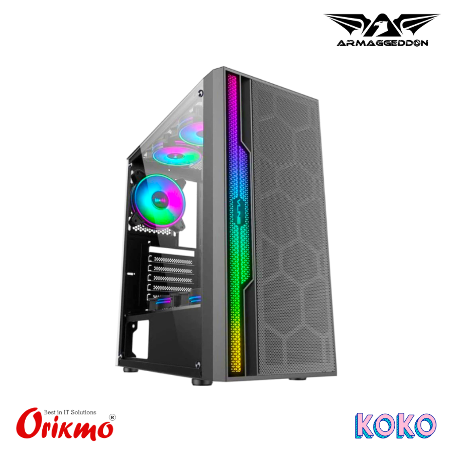 ARMAGGEDDON NIMITZ-N9 BLACK GAMING CASING