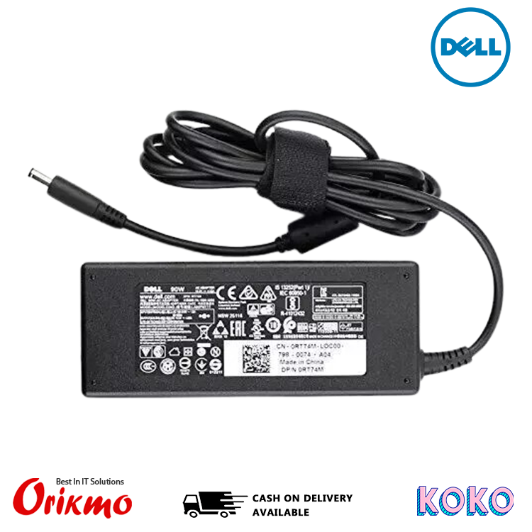 LAPTOP CHARGER DELL SMALL PIN 90W