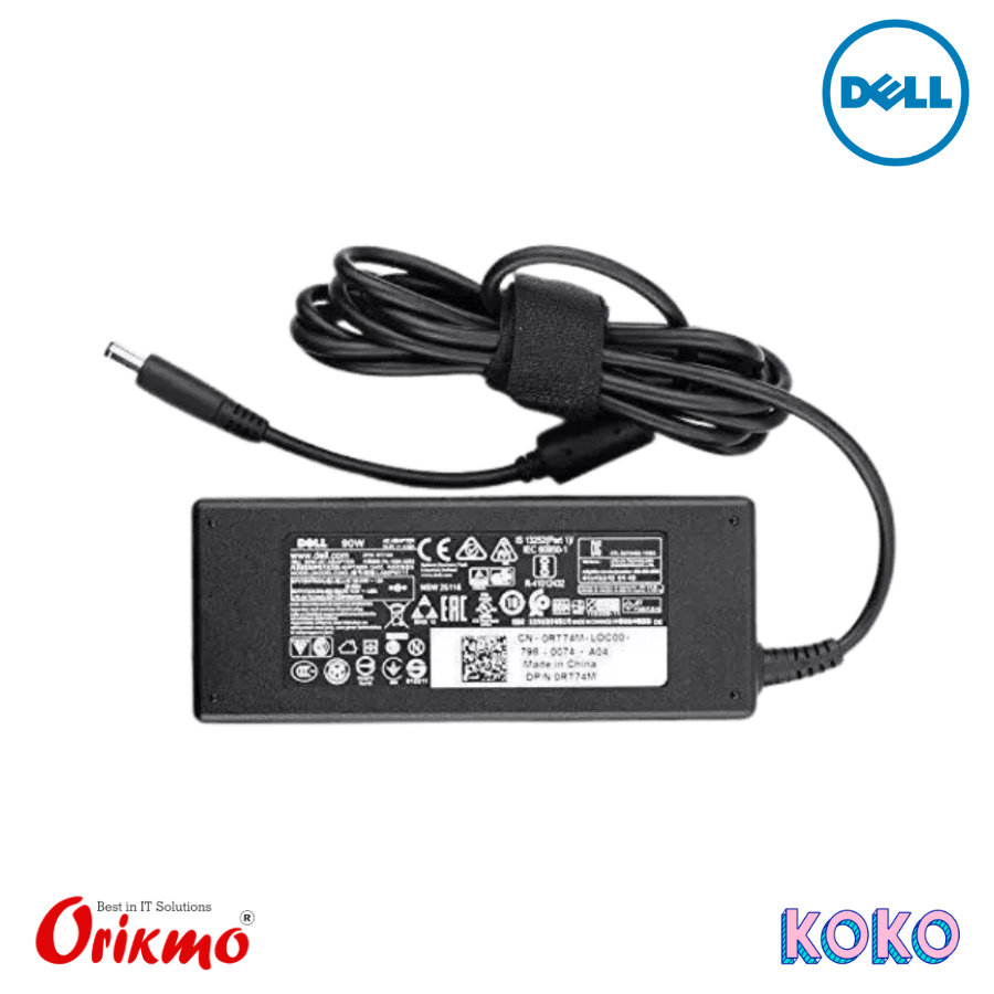 LAPTOP CHARGER DELL SMALL PIN 90W
