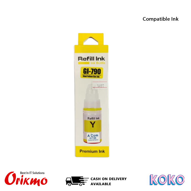 INK BOTTLE CANON YELLOW