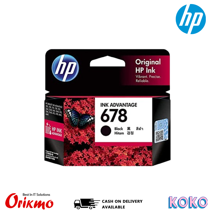 CARTRIDGE HP 678 BLACK