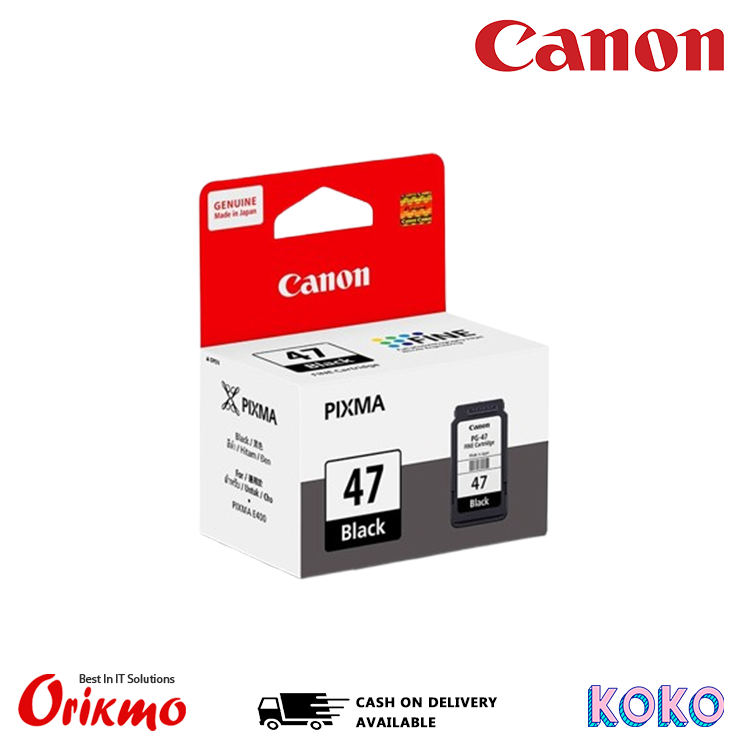 CANON PG-47 BLACK CARTRIDGE