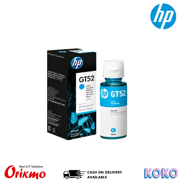 INK BOTTLE HP GT52 CYAN
