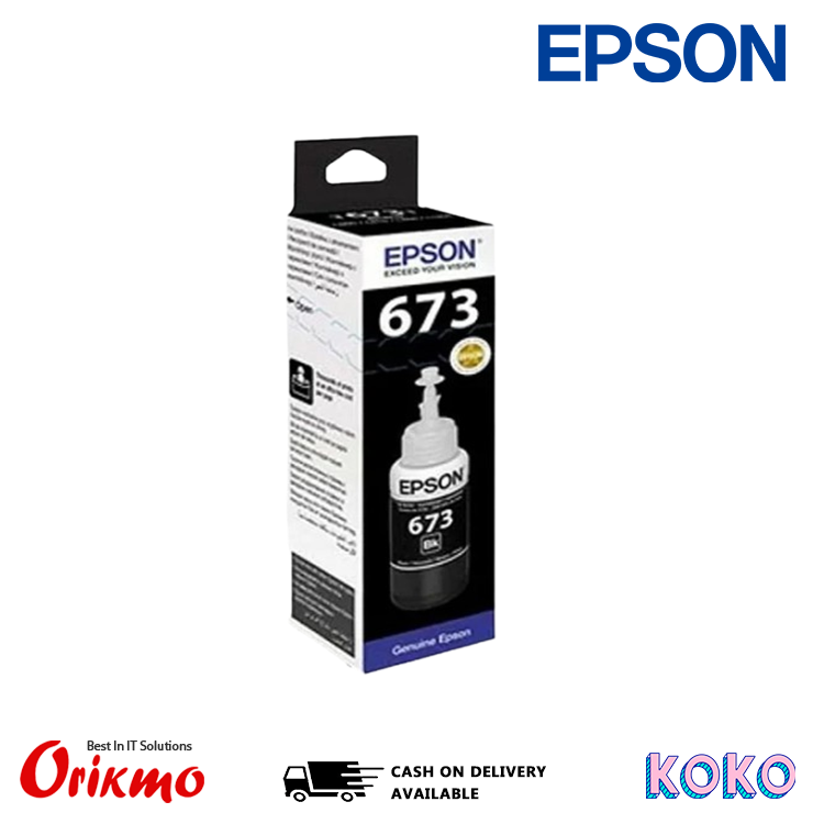 EPSON 673 BLACK INK BOTTLE